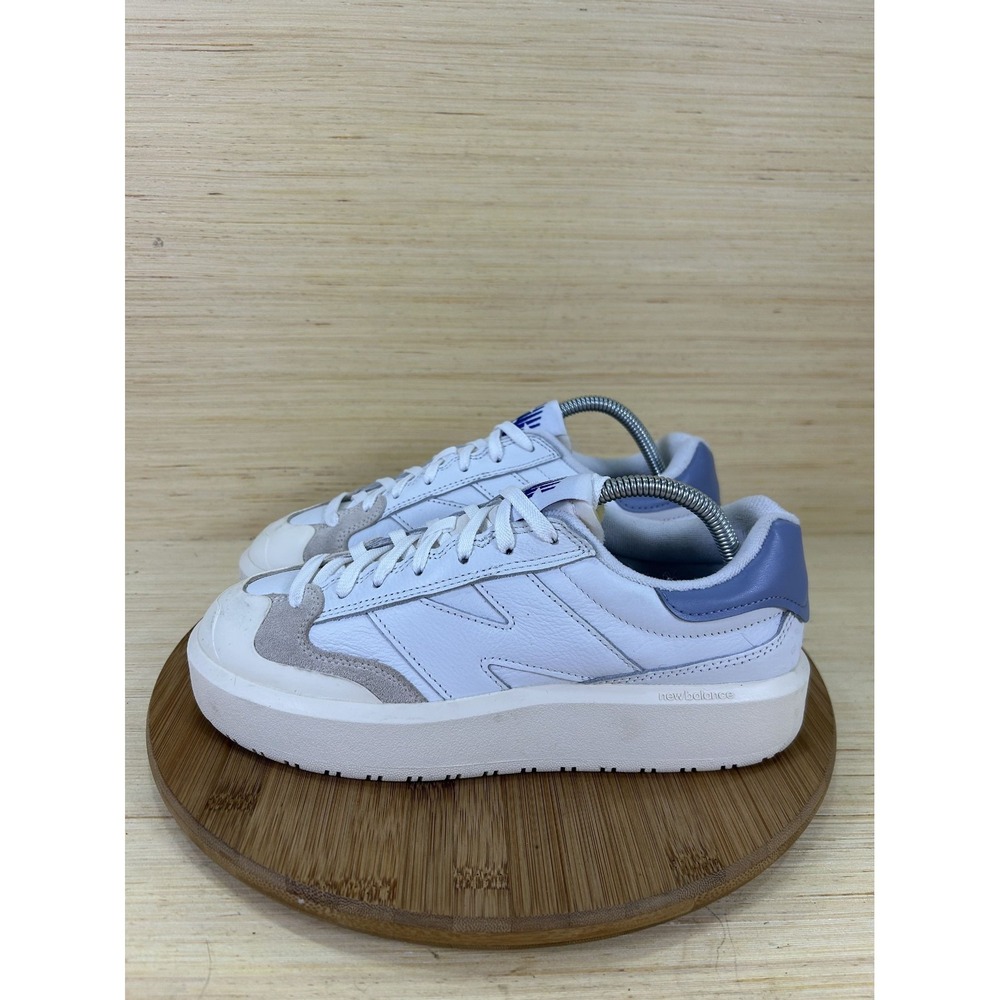 New Balance CT302 Sea Salt Heritage Blue Leather Sneakers Mens 8 CT302OA